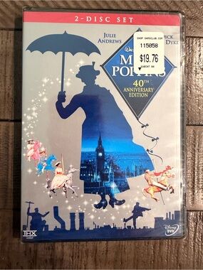 Disney Mary Poppins 40th Anniversary DVD — Blue and Cream Artwork